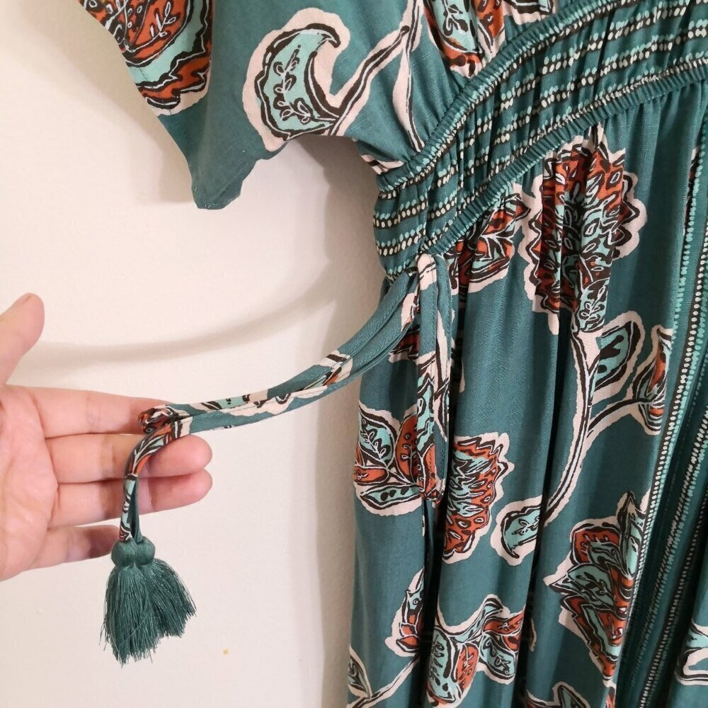 NWOT Knox Rose Boho Floral V Neck Flowy Dress Size S - Picture 3 of 5